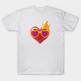 Heart in Pink Glasses T-Shirt